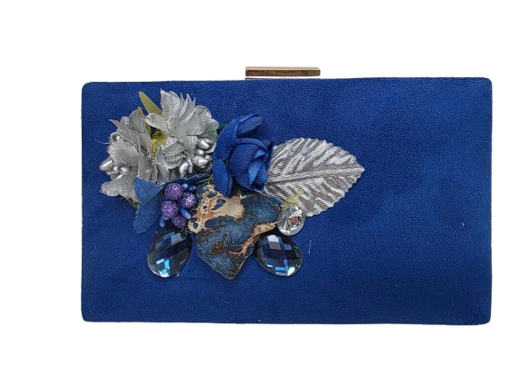 Clutch exclusivo azul