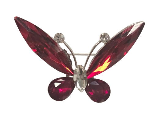 Broche solapa mariposa