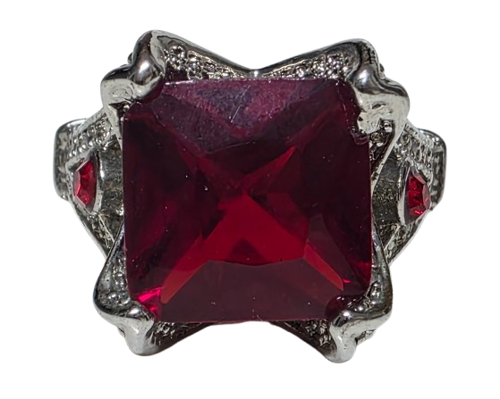 Sortija metal rodiado.