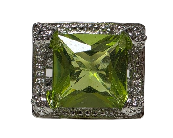 Sortija metal rodiado.