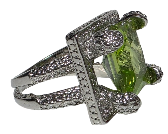 Sortija metal rodiado.