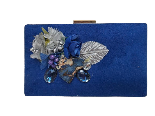 Clutch exclusivo azul