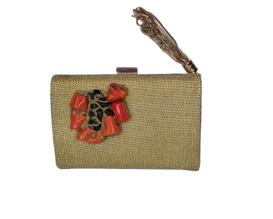 Clutch exclusivo con piedras naturales