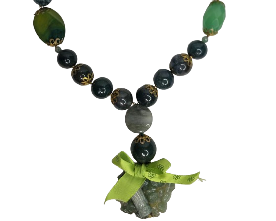 Collar exclusivo agata verde