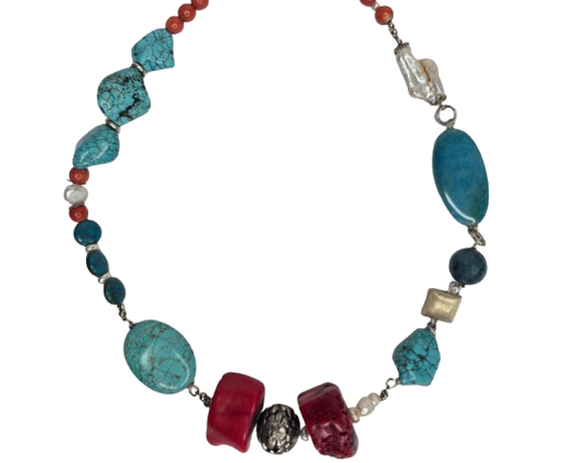 Collar exclusivo piedras naturales