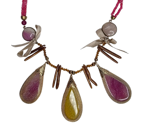 Collar exclusivo piedras naturales
