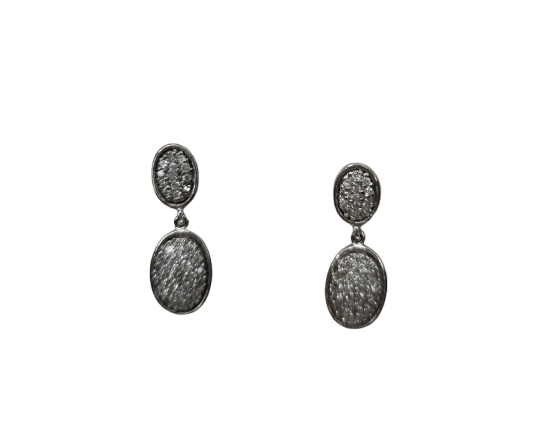 Pendientes plata de ley con circonitas - Lilium Candle