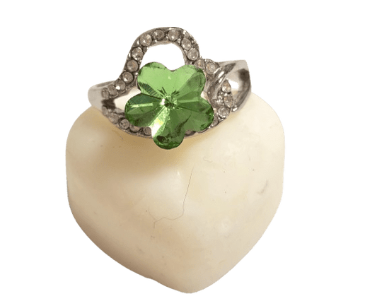 Sortija metal rodiado - Lilium Candle